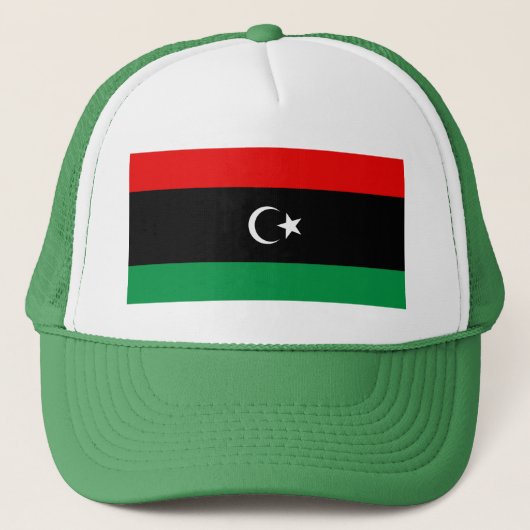 Casquette du drapeau libyen (Devant)