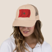 Casquette du drapeau marocain (En situation)
