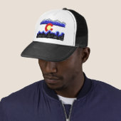 Casquette du drapeau moderne de Denver Colorado (En situation)