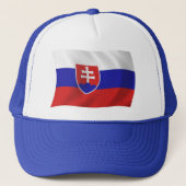 Casquette du drapeau slovaque (Devant)