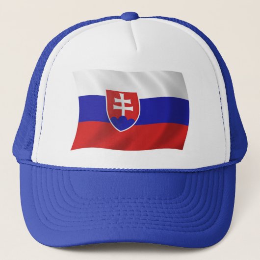 Casquette du drapeau slovaque (Devant)