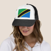 Casquette du drapeau tanzanien (En situation)
