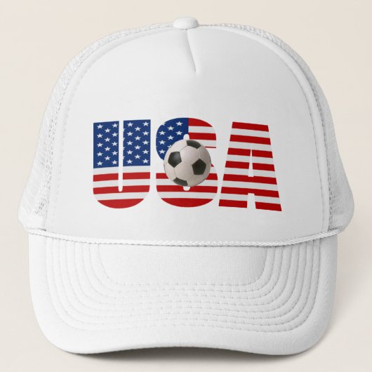Casquette du football de DRAPEAU des Etats-Unis (Devant)