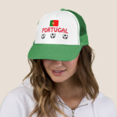 Casquette du football du Portugal (En situation)