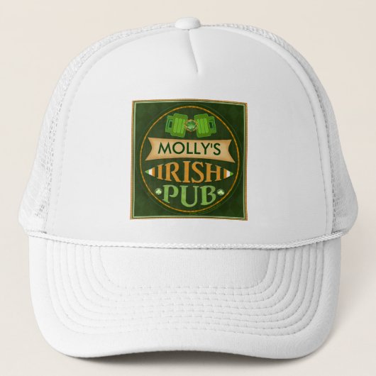 Casquette du jour de St Patrick irlandais nommé (Devant)