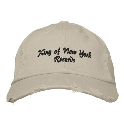 Casquette du King of New York Records (dix Indiens (Devant)