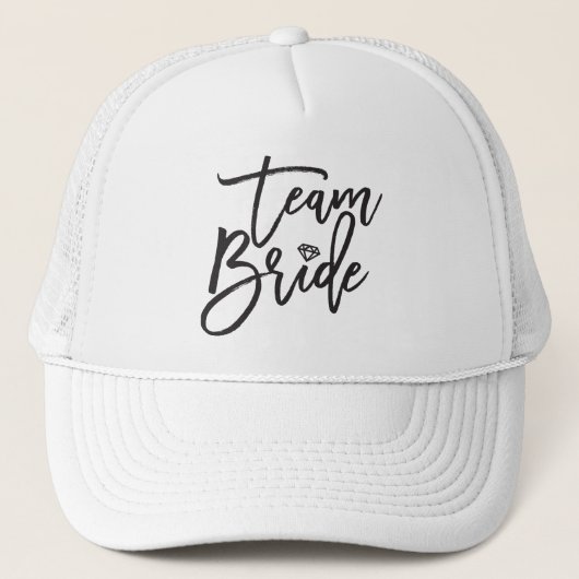Casquette du Mariage de l'équipe Bride Brush Diamo (Devant)