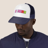 Casquette du nom de table périodique de la chaîne (En situation)