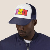 Casquette du nom de table périodique du Brat (En situation)