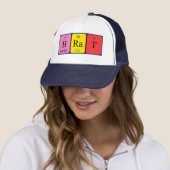 Casquette du nom de table périodique du Brat (En situation)