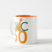 Casquette du parti WIC50 Orange Mug (Devant gauche)