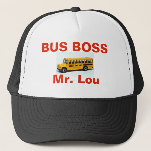 CASQUETTE du PATRON Mr.Lou d'AUTOBUS (Devant)