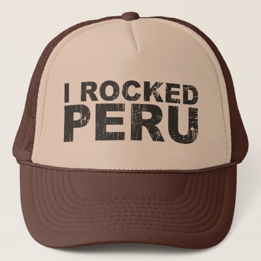 Casquette du Pérou (Devant)