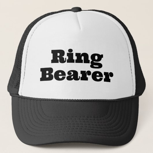 Casquette du porteur de bague (Devant)