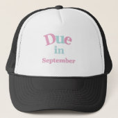 Casquette Dû rose en septembre (Devant)