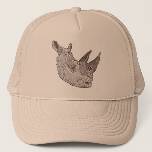 Casquette du sud de rhinocéros blanc (Devant)