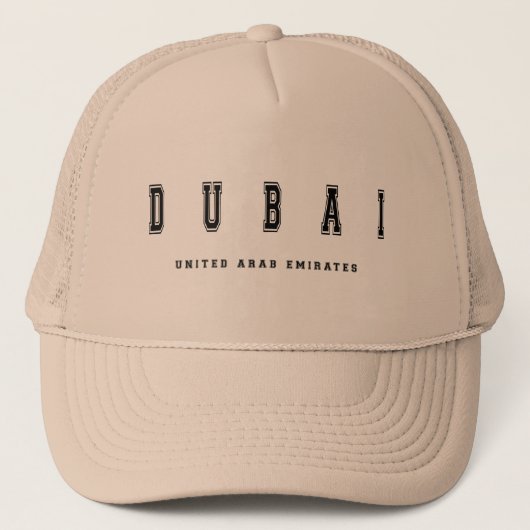 Casquette Dubaï Emirats Arabes Unis (Devant)