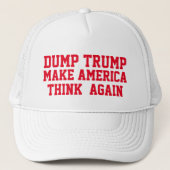 CASQUETTE DUMP TRUMP RÉFLÉCHIT À L'AMÉRIQUE (Devant)