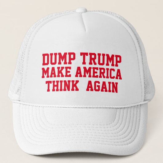 CASQUETTE DUMP TRUMP RÉFLÉCHIT À L'AMÉRIQUE (Devant)