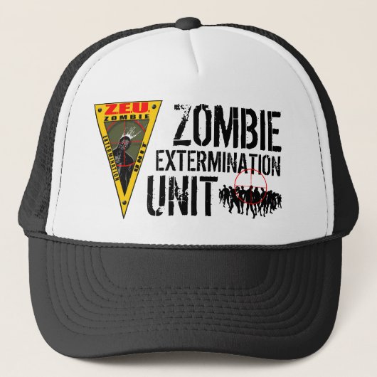 Casquette d'unité d'extermination de zombi (Devant)