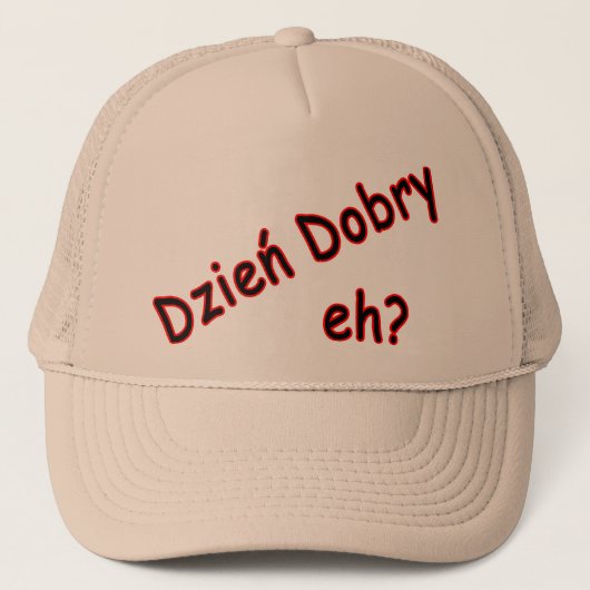 Casquette Dzien Dobry, hein ? Angle (Devant)