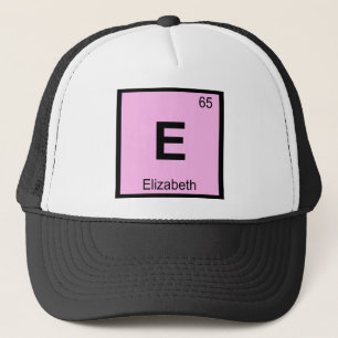 Casquette E - Elizabeth New Jersey Chimie Tableau Périodique