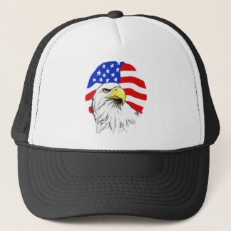 Casquette Eagle avec le drapeau