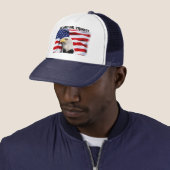 Casquette EAGLE patriotique et DRAPEAU (En situation)