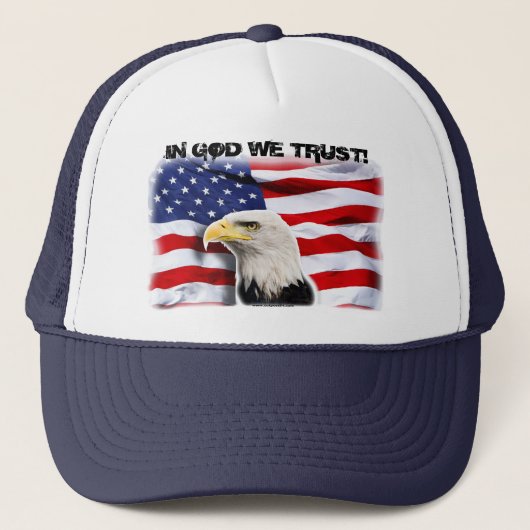 Casquette EAGLE patriotique et DRAPEAU (Devant)