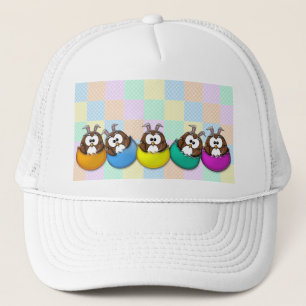 Casquette Easter owl - rainbow