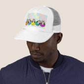 Casquette Easter owl - rainbow (En situation)