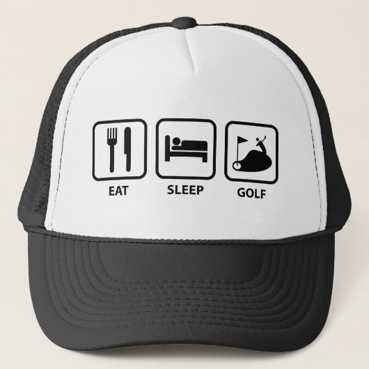 Casquette Eat Sleep Golf (Devant)