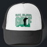 Casquette Eat Sleep Golf<br><div class="desc">Pour les accros du golf,  portez-le fièrement !</div>