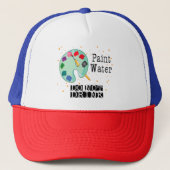 Casquette Eau de peinture ne buvez pas (Devant)
