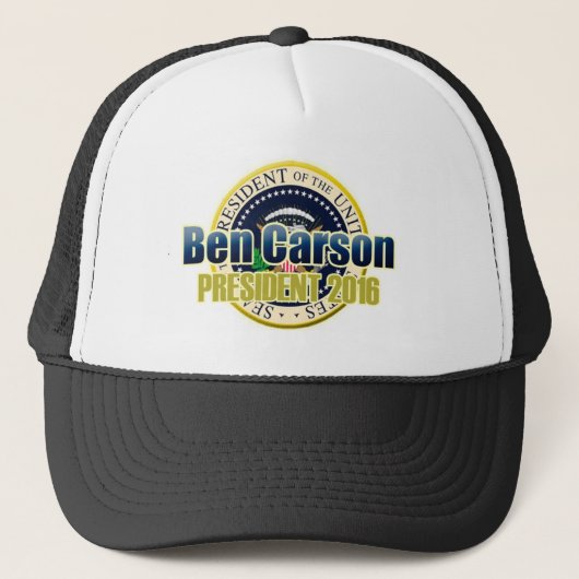 Casquette Ébauche Benjamin Carson pour le président (Devant)