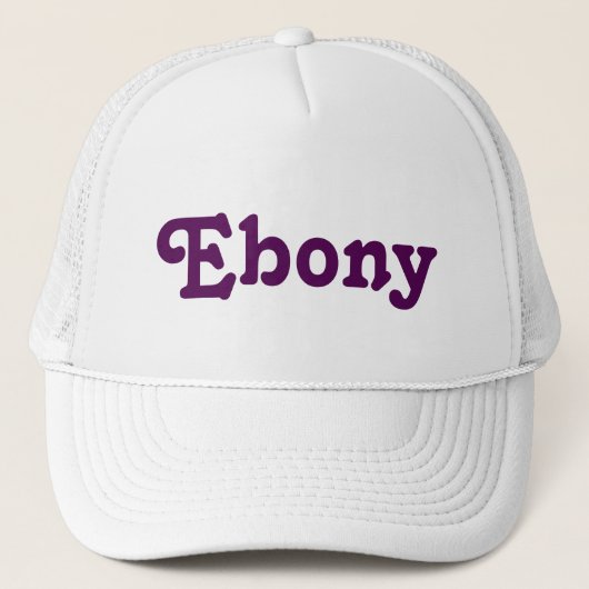 Casquette Ebony (Devant)
