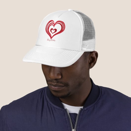 Casquette Échos d'amour (En situation)