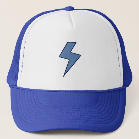 Casquette Éclair Bleu (Devant)