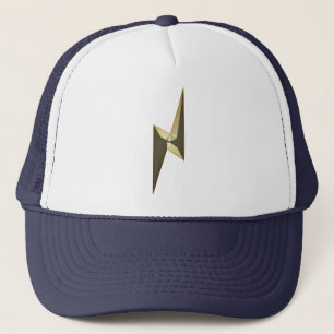 Casquette Éclair de tonnerre d'or moderne