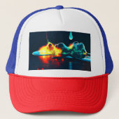 Casquette Éclairage Liquide (Devant)