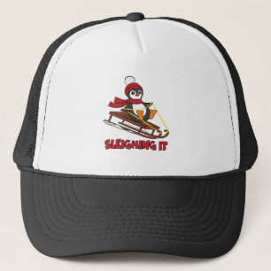 Casquette Éclairage - Neige Dormant mignon Pingouin hiver
