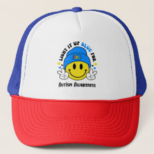 Casquette Éclairer le bleu pour l'autisme