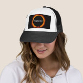 Casquette Éclipse solaire annuelle 2023 (En situation)