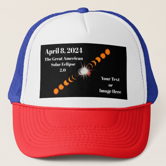 Casquette Éclipse solaire totale de 2024 (Devant)