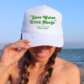 Casquette Économisez l'eau du citron vert, buvez des margari