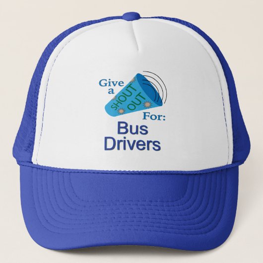 Casquette Écrire pour les conducteurs de bus (Devant)
