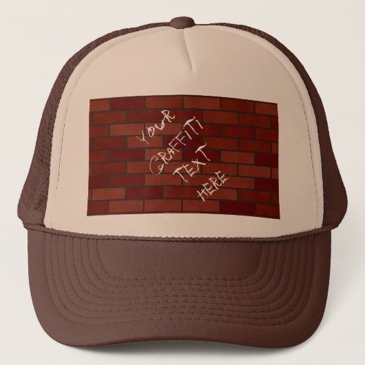 Casquette Écrits sur le mur en brique (Devant)