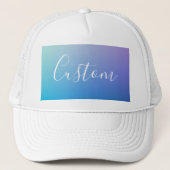 Casquette Écriture de script modifiable moderne | Ombre colo (Devant)