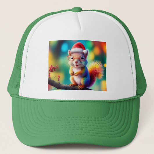 Casquette Écureuil de Noël Comme Père Noël-56765 (Devant)