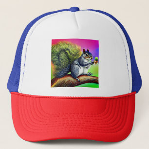 Casquette Écureuil mou sur la branche